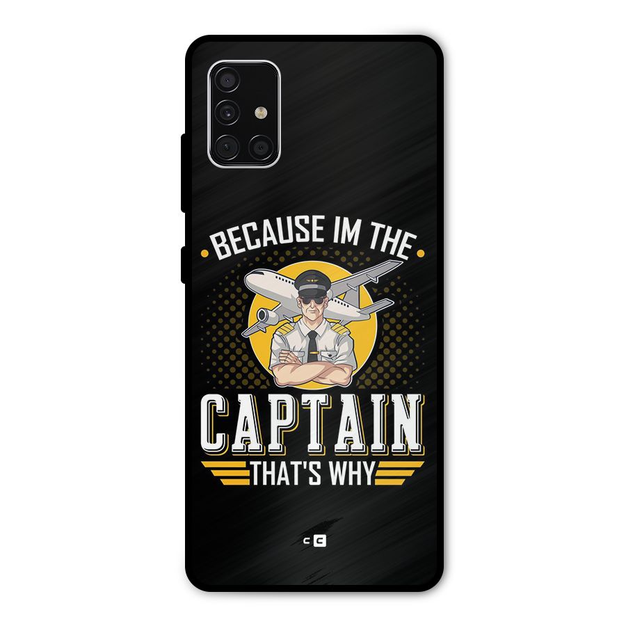 I M Captain Metal Back Case for Galaxy A51