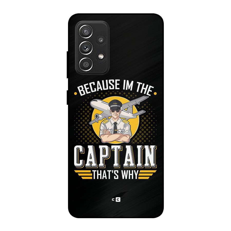 I M Captain Metal Back Case for Galaxy A52s 5G
