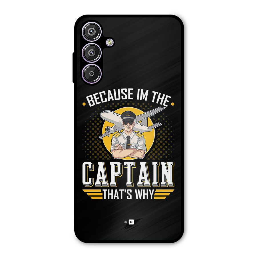 I M Captain Metal Back Case for Galaxy F15
