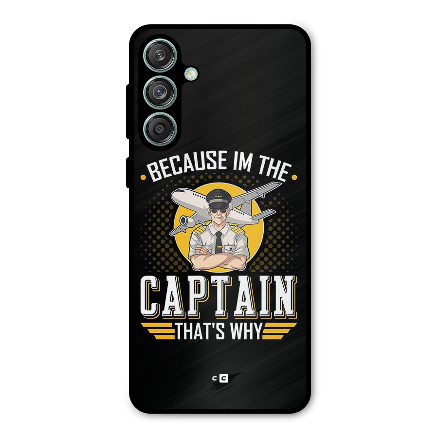 I M Captain Metal Back Case for Galaxy M55 5G
