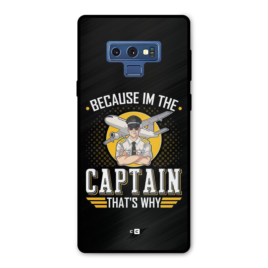 I M Captain Metal Back Case for Galaxy Note 9
