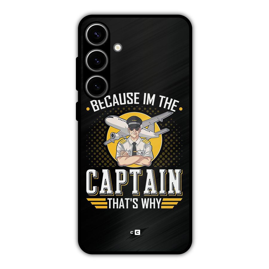 I M Captain Metal Back Case for Galaxy S24 Plus
