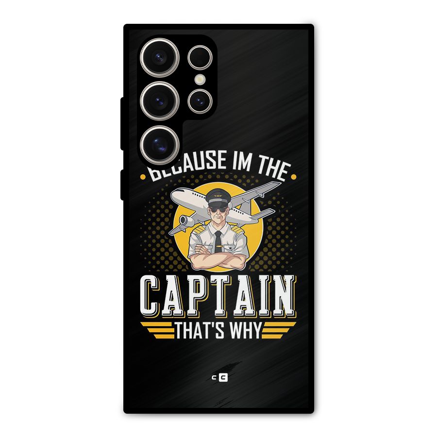 I M Captain Metal Back Case for Galaxy S24 Ultra