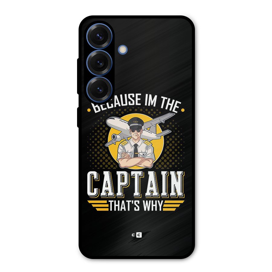 I M Captain Metal Back Case for Galaxy S25