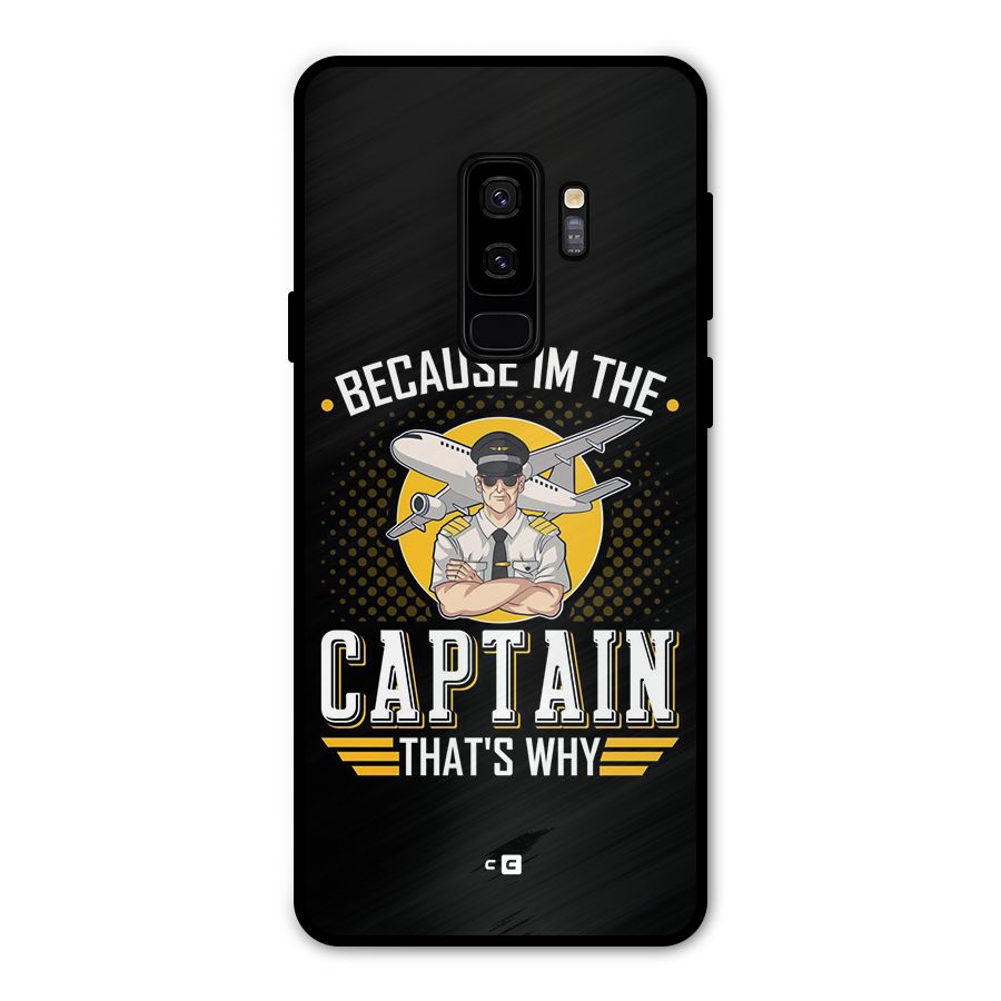 I M Captain Metal Back Case for Galaxy S9 Plus