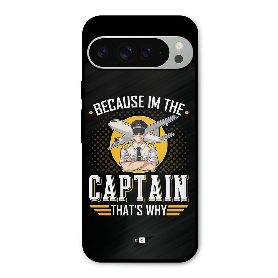 I M Captain Metal Back Case for Google Pixel 9 Pro XL