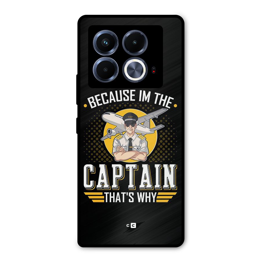 I M Captain Metal Back Case for Infinix Note 40 5G