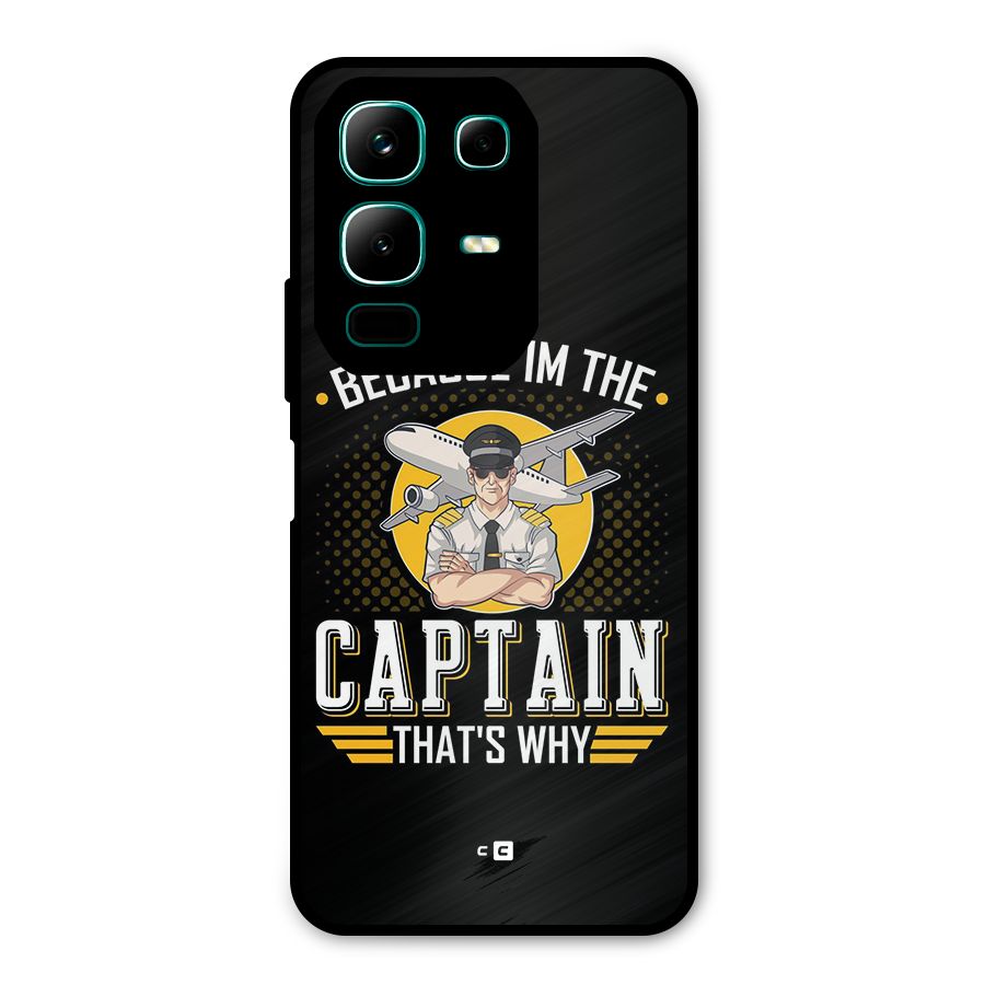 I M Captain Metal Back Case for Infinix Note 50x