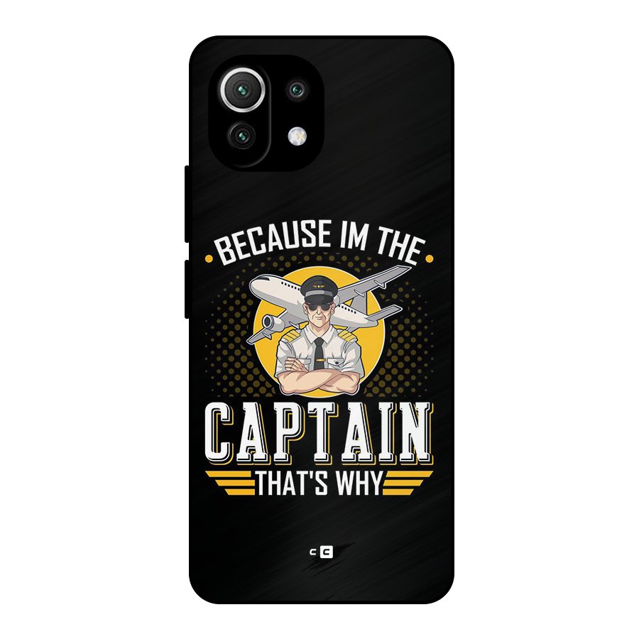 I M Captain Metal Back Case for Mi 11 Lite NE 5G