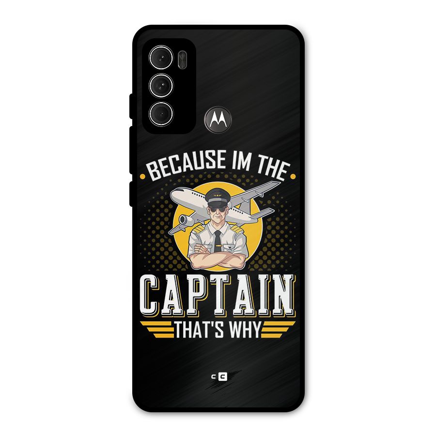 I M Captain Metal Back Case for Moto G60