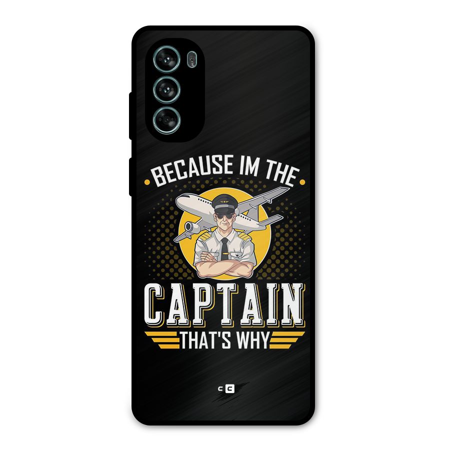 I M Captain Metal Back Case for Moto G62