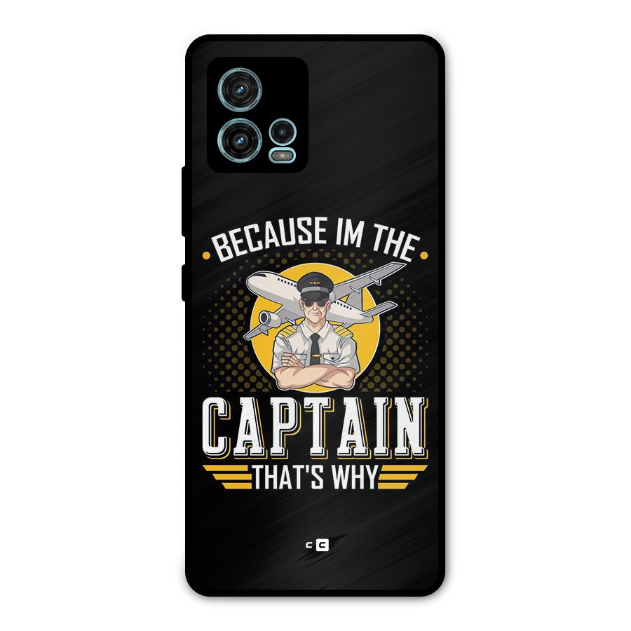 I M Captain Metal Back Case for Moto G72