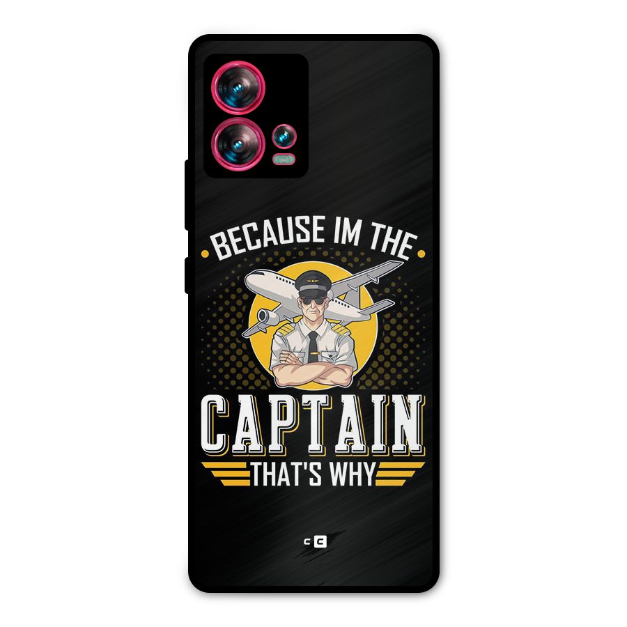 I M Captain Metal Back Case for Motorola Edge 30 Fusion