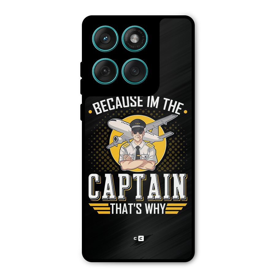 I M Captain Metal Back Case for Motorola Edge 60 Fusion