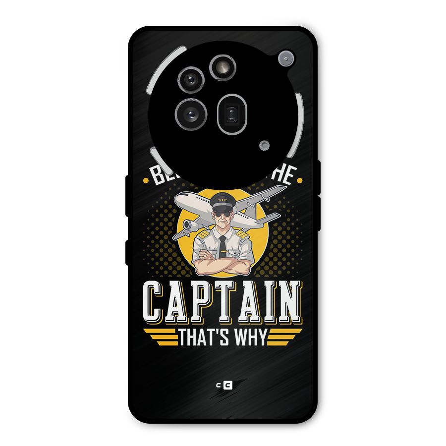 I M Captain Metal Back Case for Nothing Phone 3a Pro