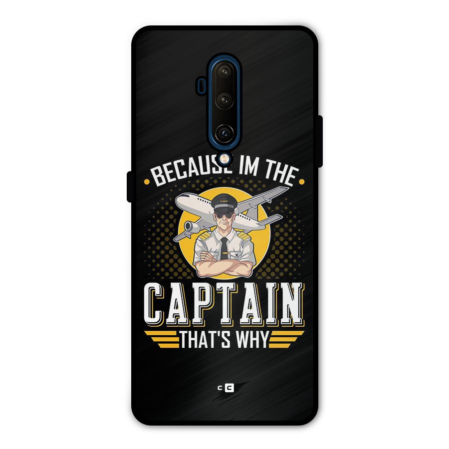 I M Captain Metal Back Case for OnePlus 7T Pro