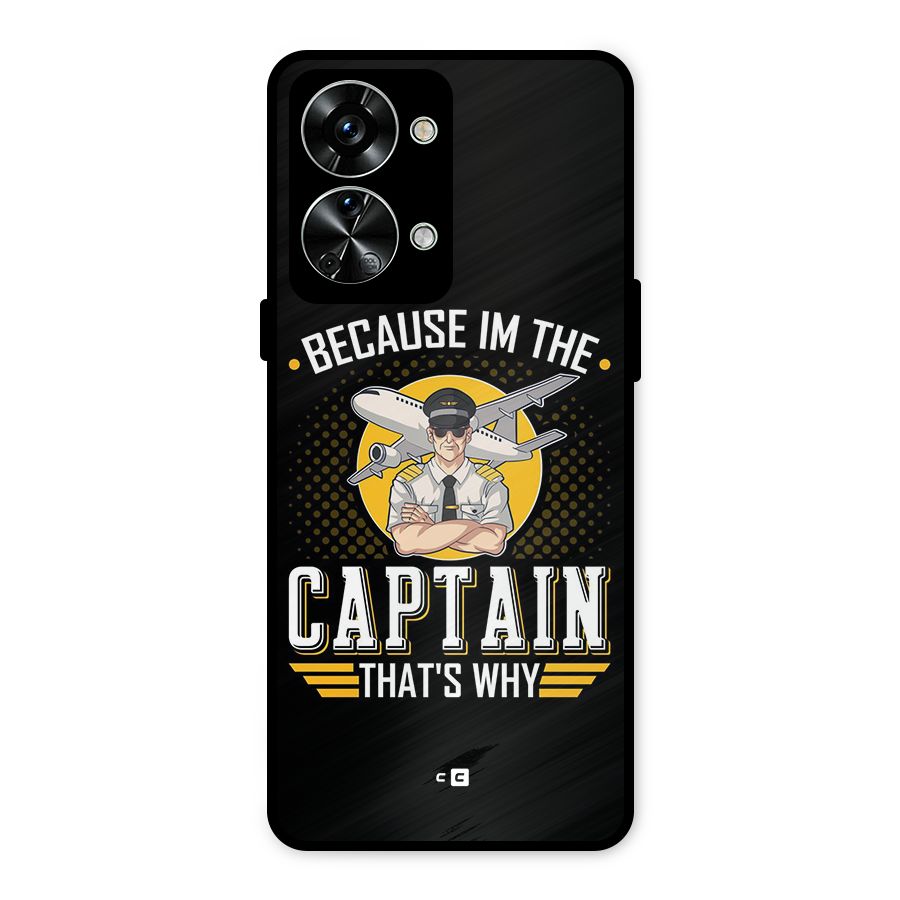 I M Captain Metal Back Case for OnePlus Nord 2T