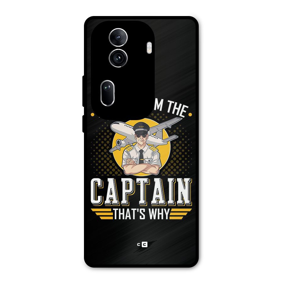 I M Captain Metal Back Case for Oppo Reno11 Pro 5G