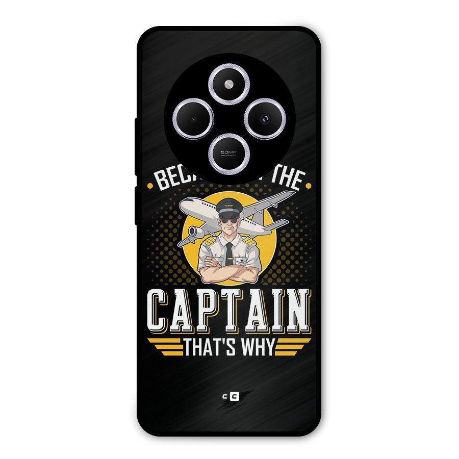 I M Captain Metal Back Case for Poco C75 5G