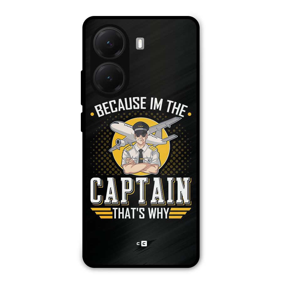 I M Captain Metal Back Case for Poco X7 Pro
