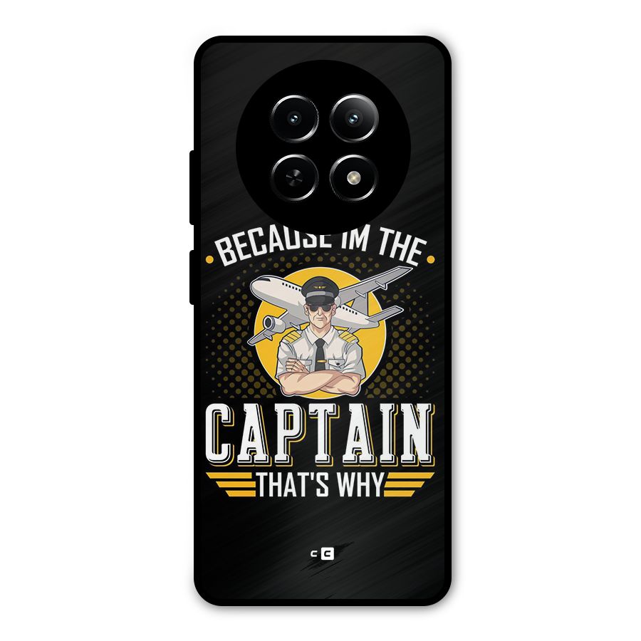 I M Captain Metal Back Case for Realme Narzo 70x 5G