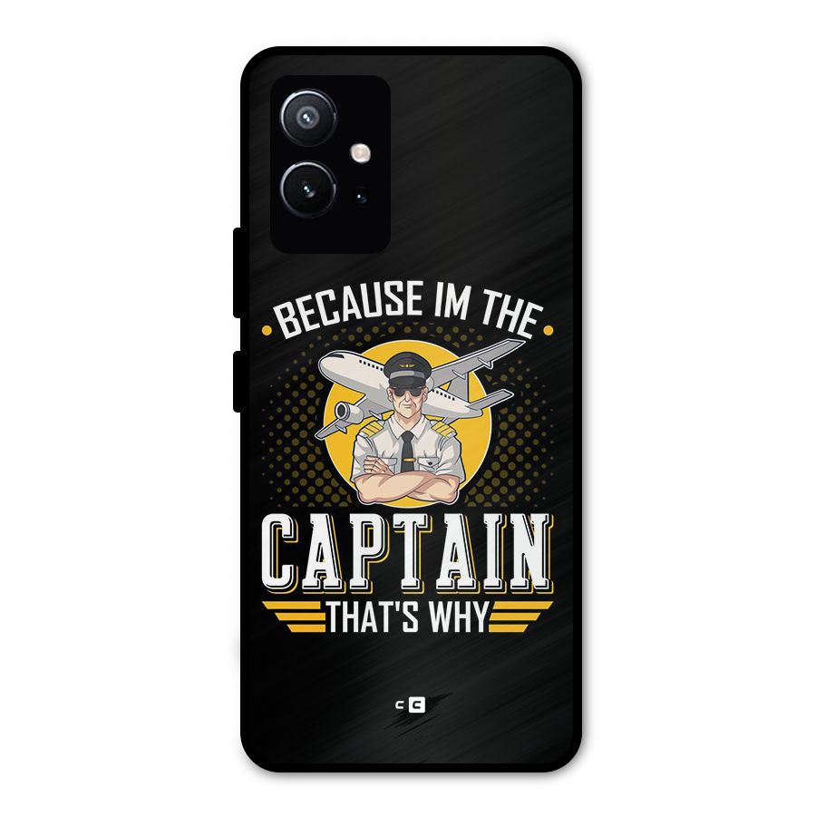 I M Captain Metal Back Case for Vivo T1 5G