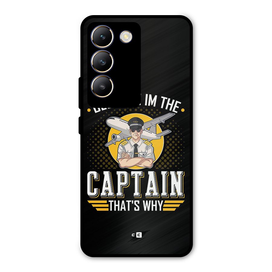 I M Captain Metal Back Case for Vivo T3 5G