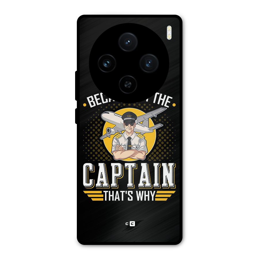 I M Captain Metal Back Case for Vivo X100
