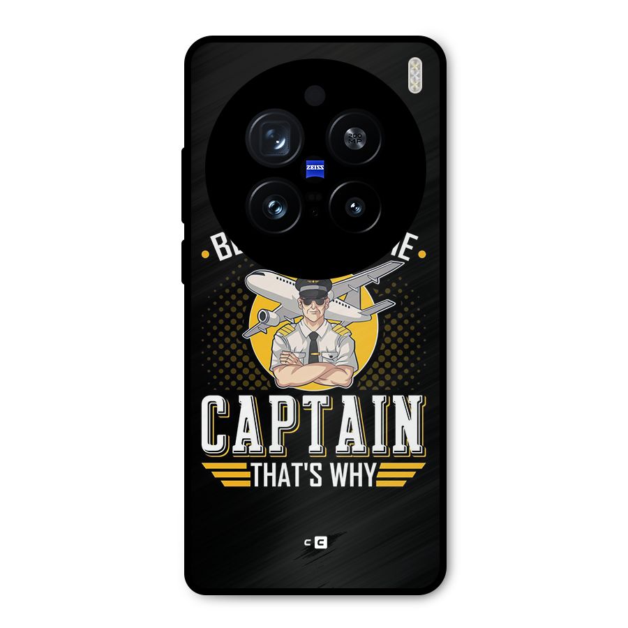 I M Captain Metal Back Case for Vivo X200 Pro