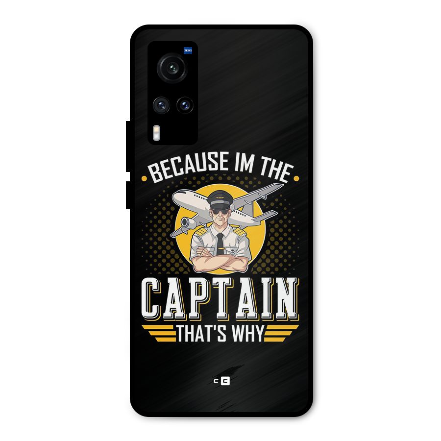 I M Captain Metal Back Case for Vivo X60