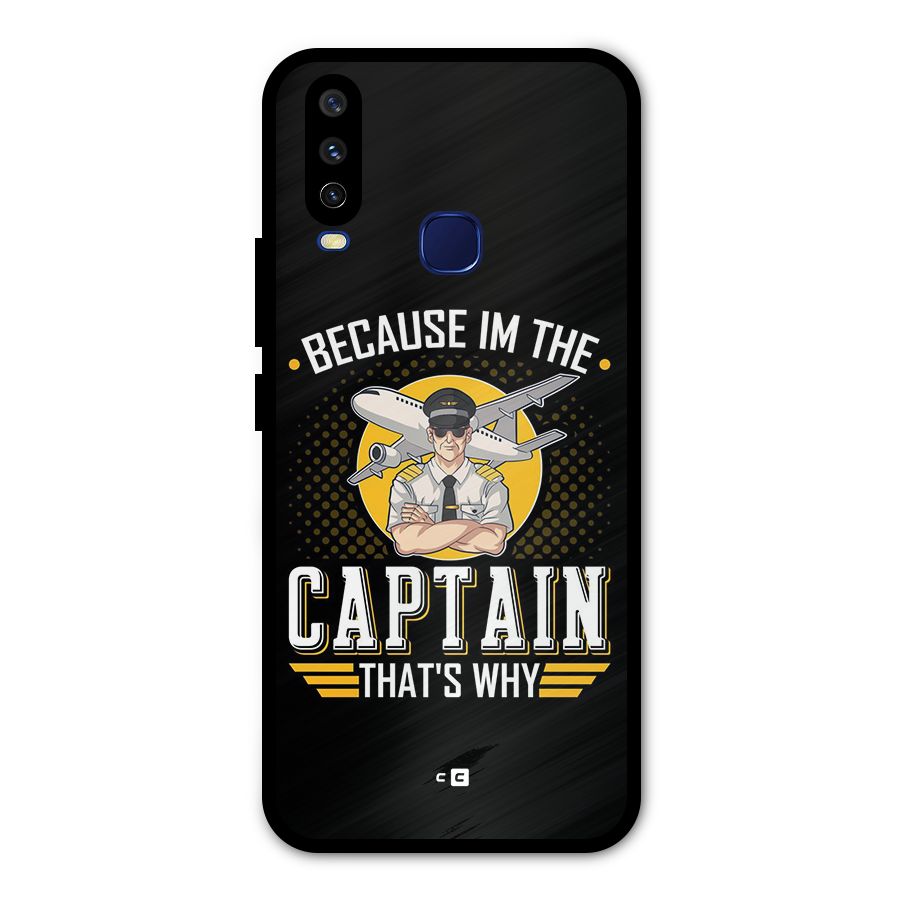 I M Captain Metal Back Case for Vivo Y15