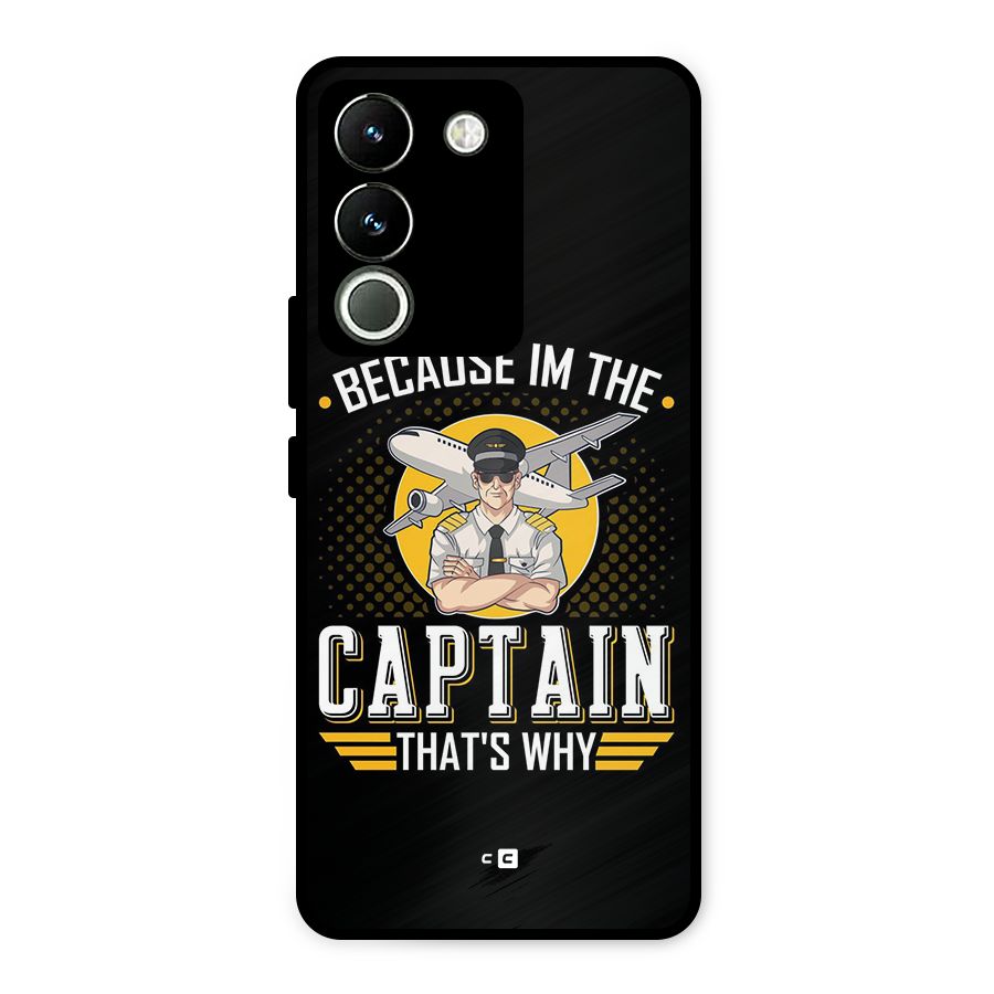 I M Captain Metal Back Case for Vivo Y200