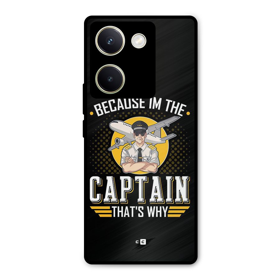 I M Captain Metal Back Case for Vivo Y200 Pro