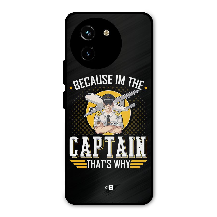 I M Captain Metal Back Case for Vivo Y200i