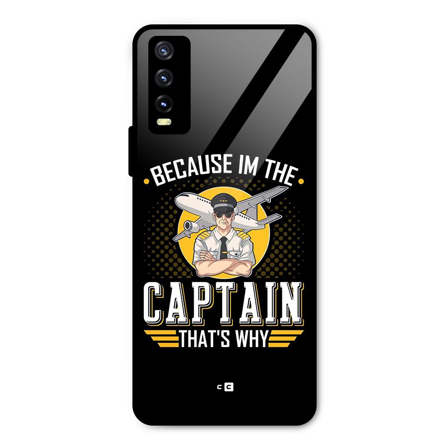I M Captain Metal Back Case for Vivo Y20i