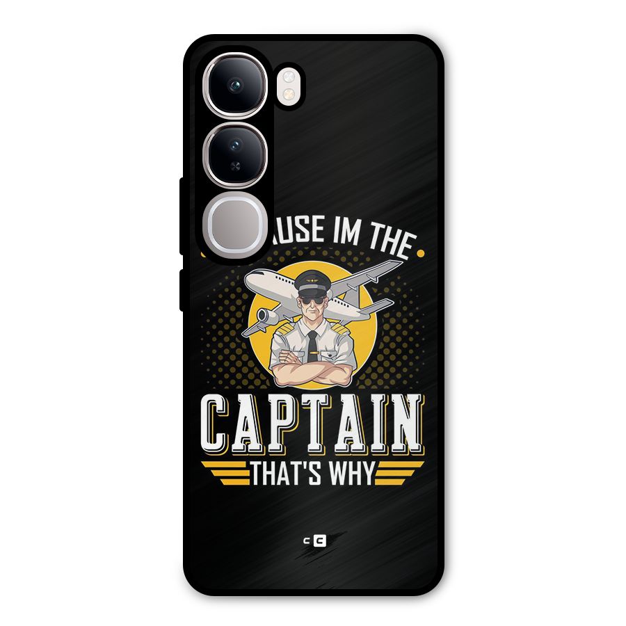 I M Captain Metal Back Case for Vivo Y300