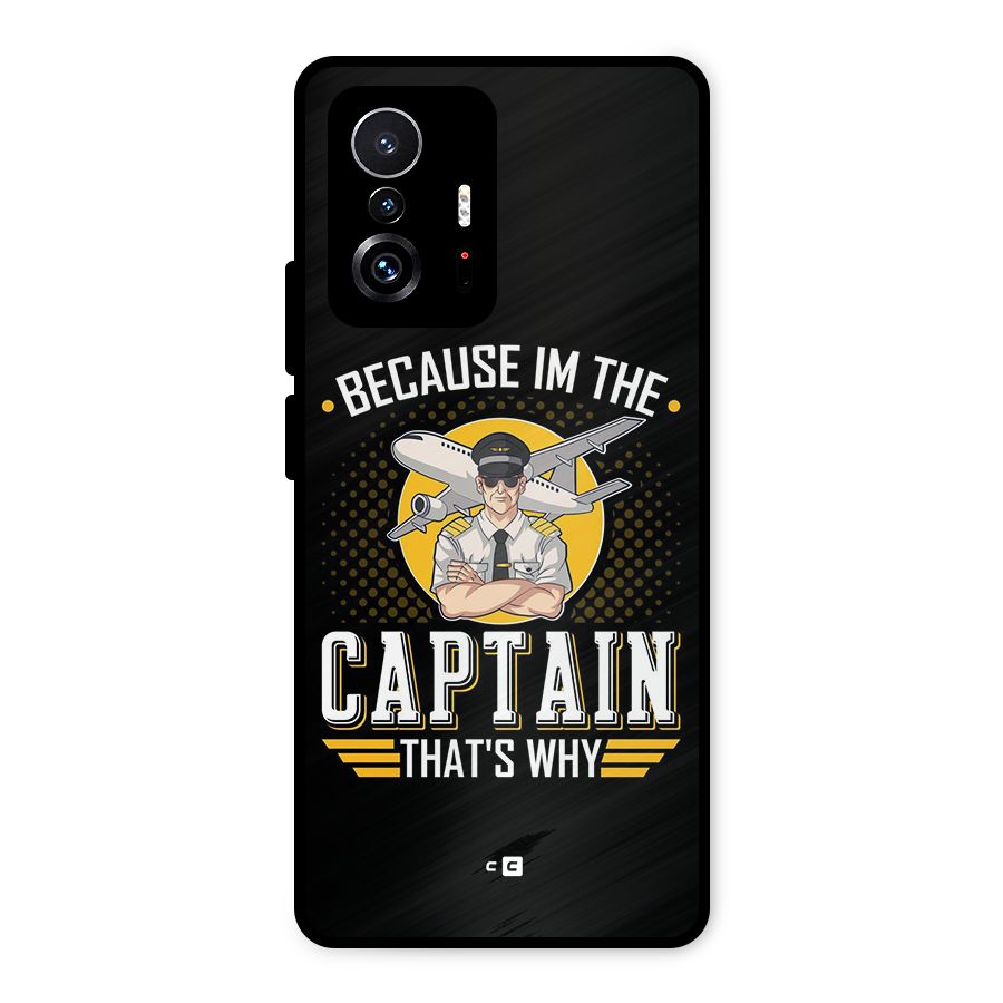 I M Captain Metal Back Case for Xiaomi 11T Pro
