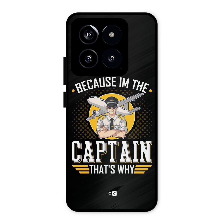 I M Captain Metal Back Case for Xiaomi 14