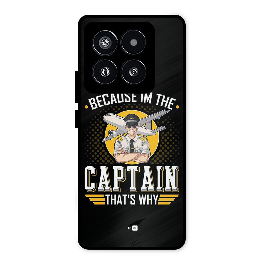 I M Captain Metal Back Case for Xiaomi 14 Pro