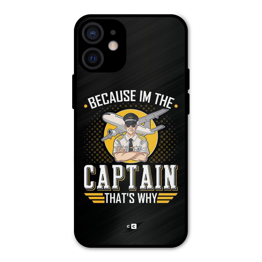 I M Captain Metal Back Case for iPhone 12 Mini