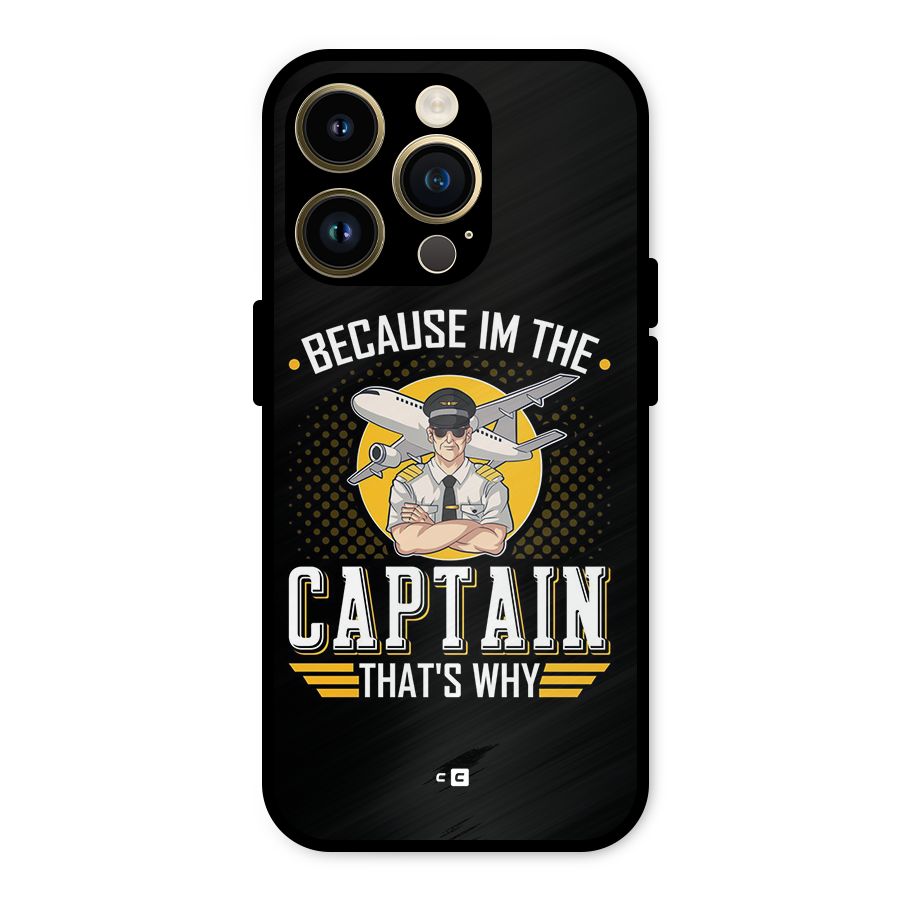 I M Captain Metal Back Case for iPhone 14 Pro