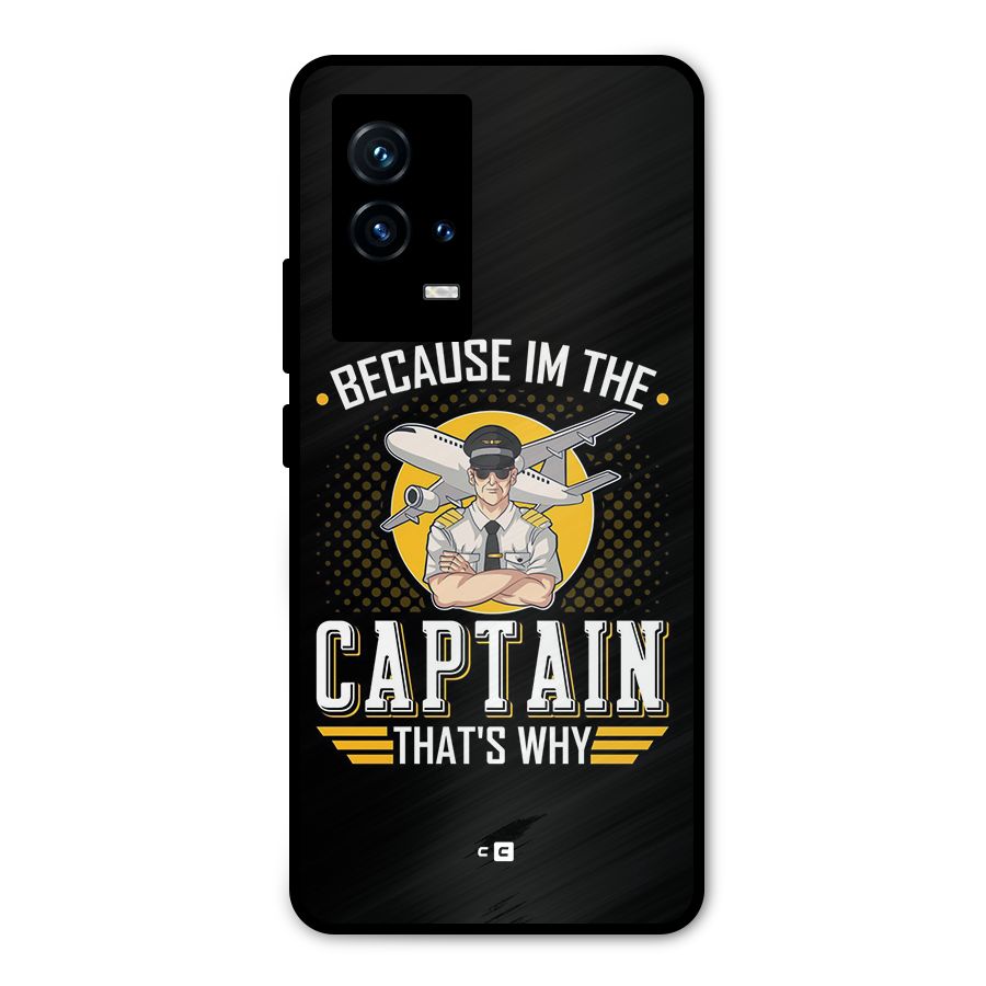 I M Captain Metal Back Case for iQOO 9 5G