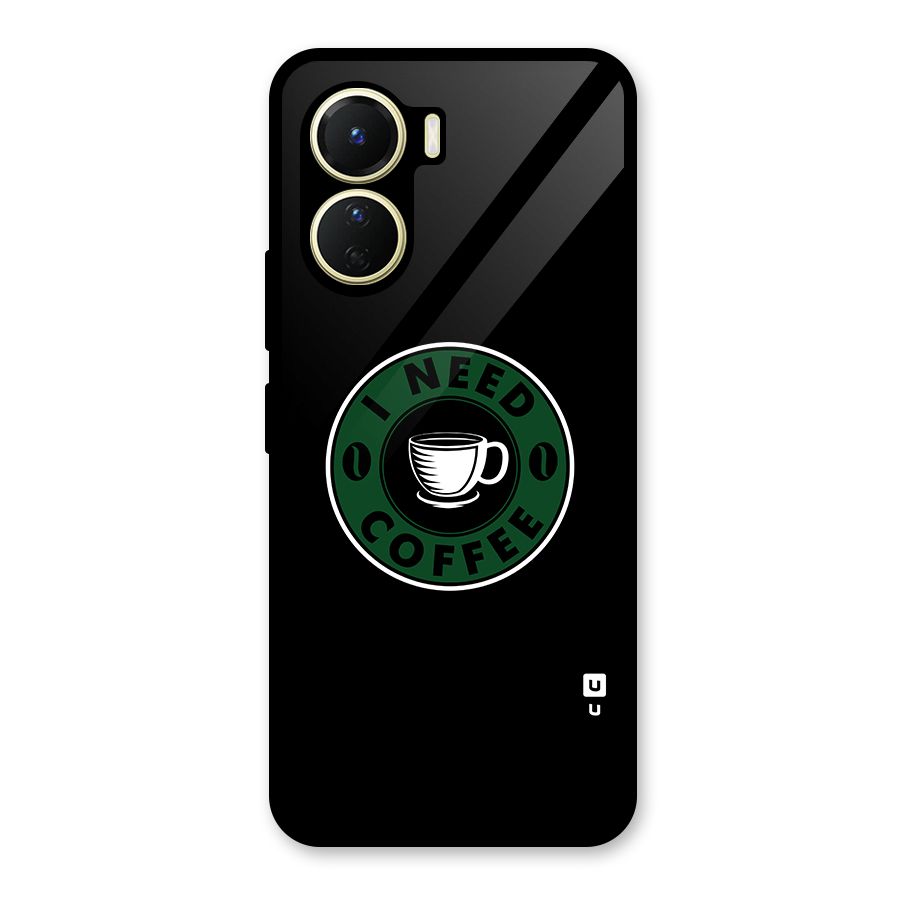 I Need Coffee Classic Glass Back Case for Vivo Y56