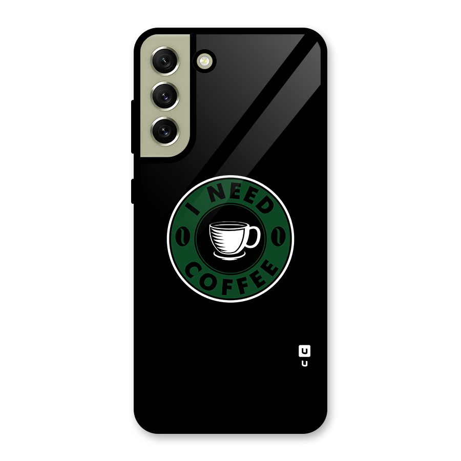 I Need Coffee Classic Metal Back Case for Galaxy S21 FE 5G (2023)