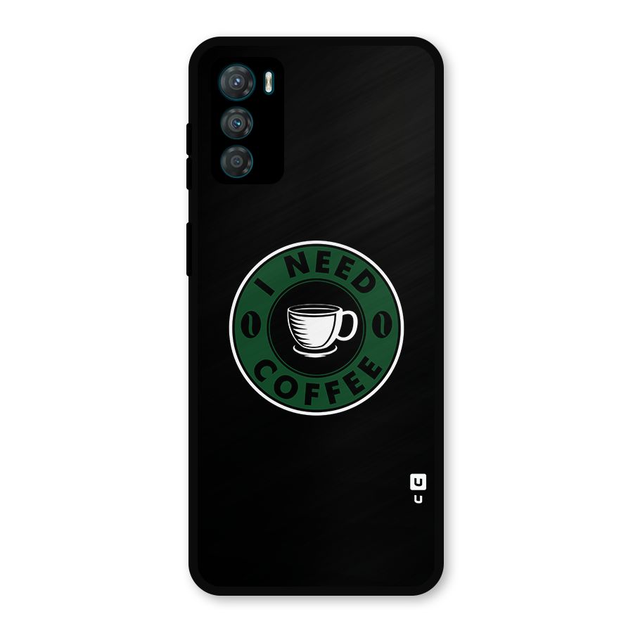 I Need Coffee Classic Metal Back Case for Moto G42