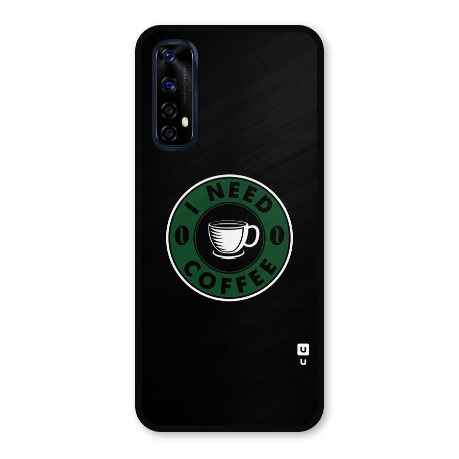 I Need Coffee Classic Metal Back Case for Realme 7