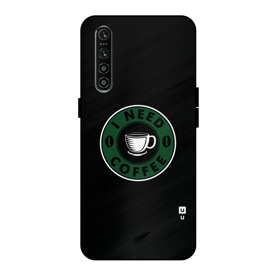 I Need Coffee Classic Metal Back Case for Realme XT