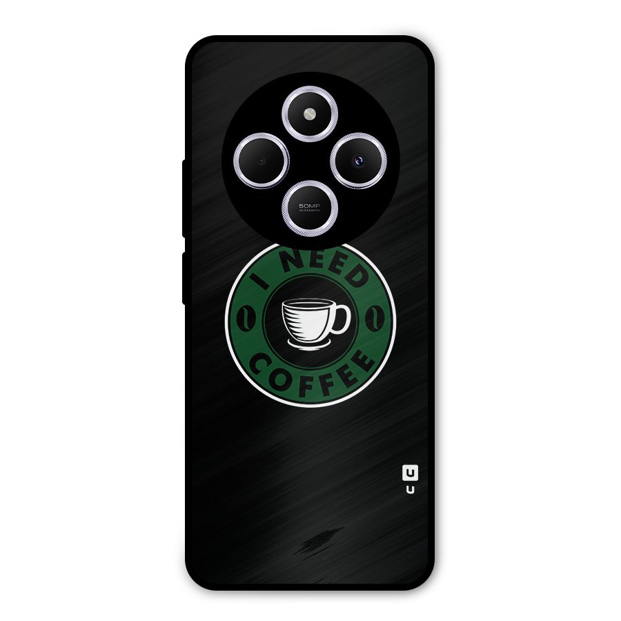 I Need Coffee Classic Metal Back Case for Redmi A4