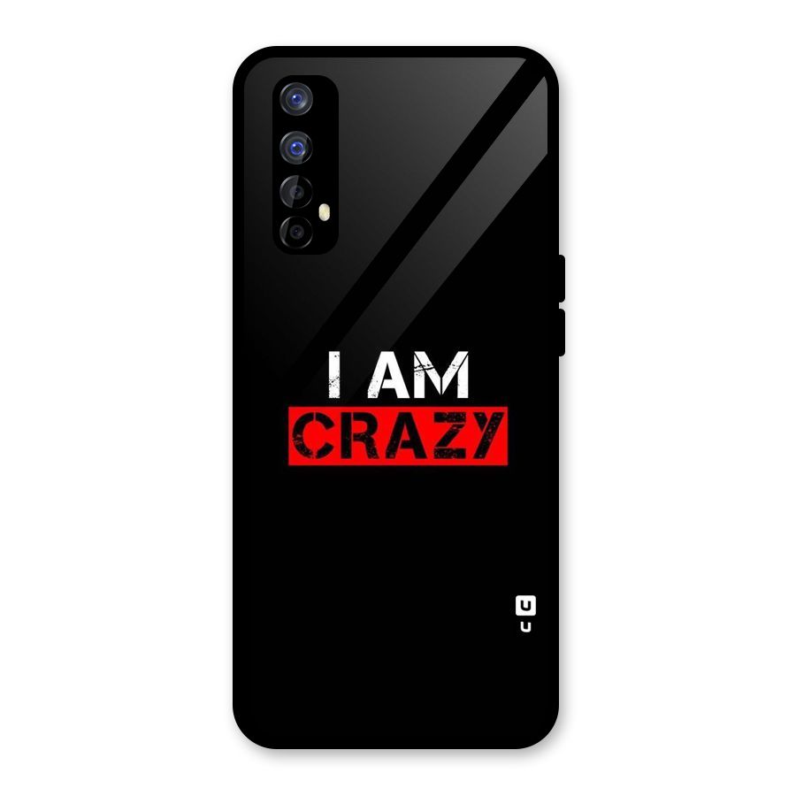 I am Crazy Glass Back Case for Realme Narzo 20 Pro