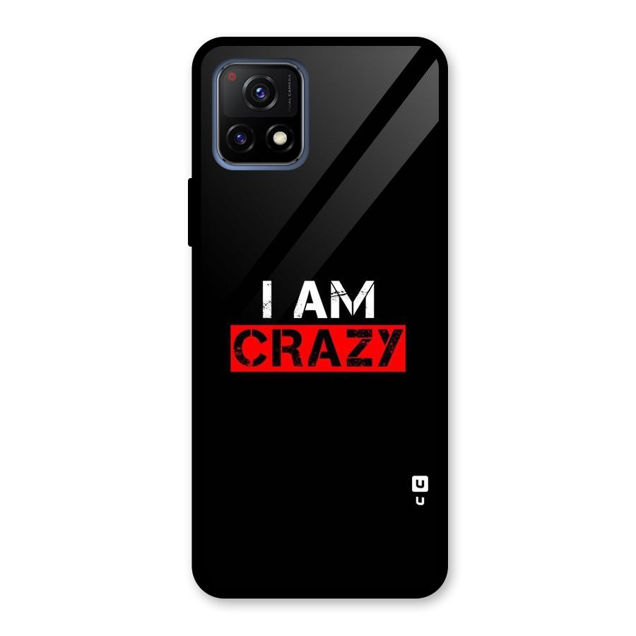 I am Crazy Glass Back Case for Vivo Y72 5G